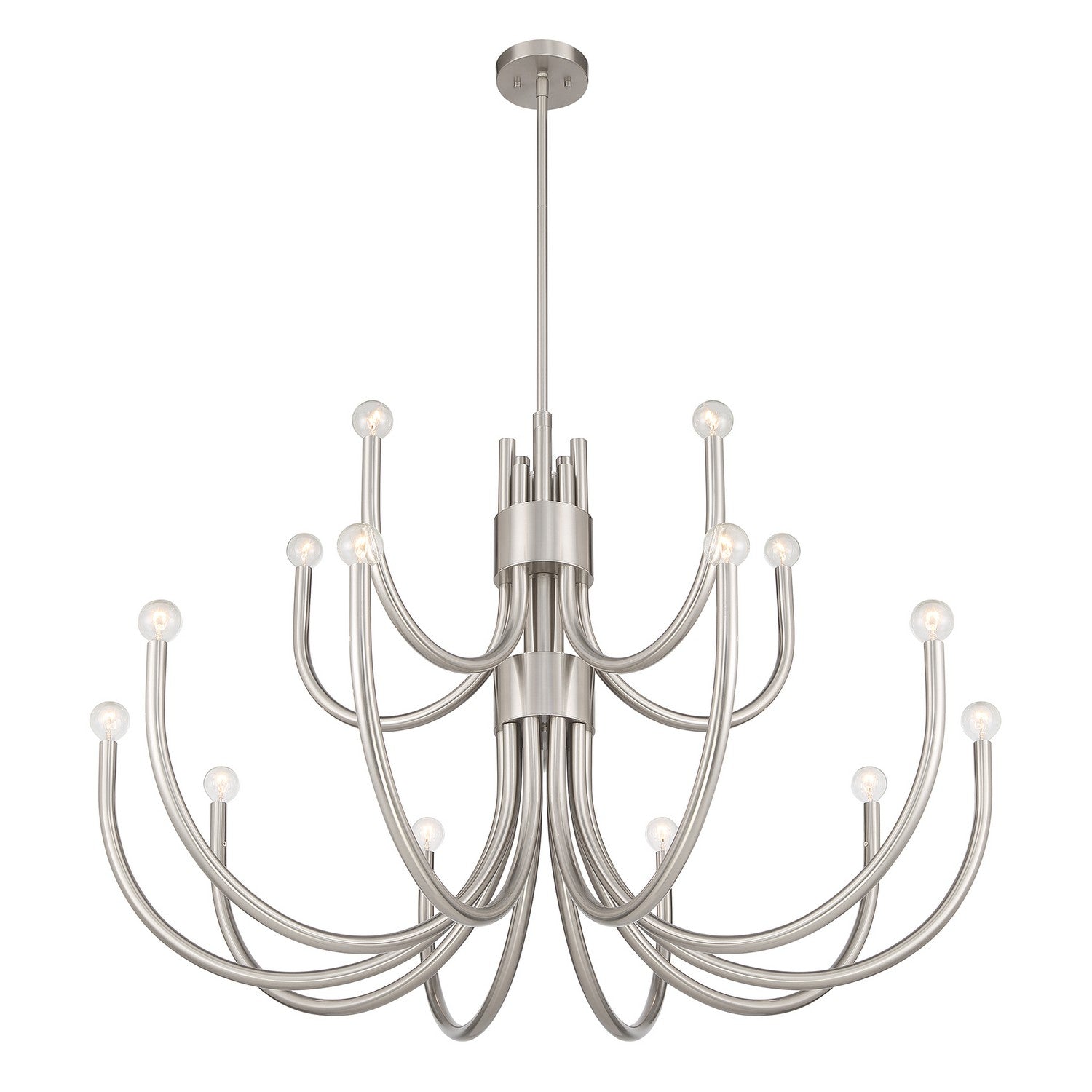 Savoy House - 1-6682-15-SN - 15 Light Chandelier - Sorrento - Satin Nickel