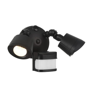 Savoy House - 4-FLOOD-MS-A2-3000K-BK - LED Motion Sensored Double Flood Light - Black