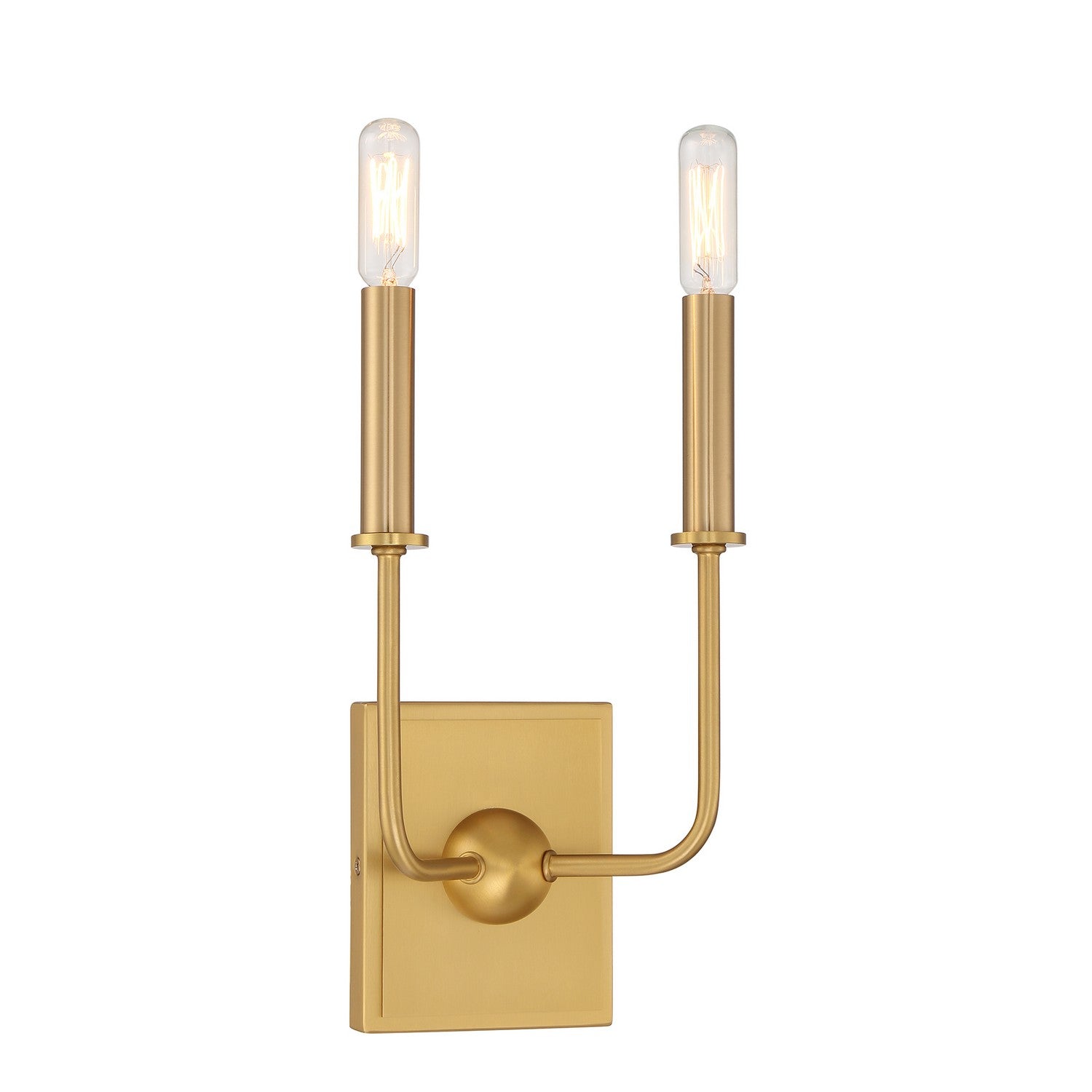 Savoy House - 9-4044-2-322 - Two Light Wall Sconce - Avondale - Warm Brass