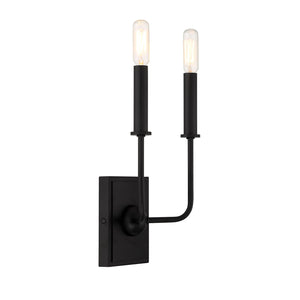 Savoy House - 9-4044-2-89 - Two Light Wall Sconce - Avondale - Matte Black