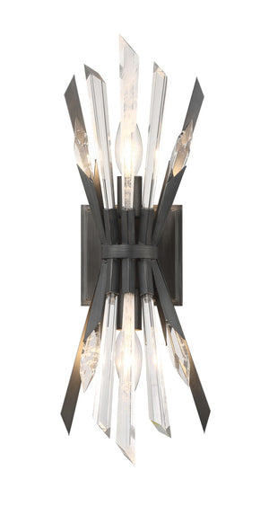 Metropolitan - N1942-766 - Two Light Wall Sconce - Elsa - Midnight Graphite