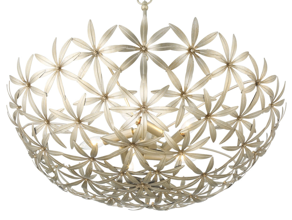 Minka-Lavery - 2148-735 - Five Light Pendant - Flower Child - Ambry Gold