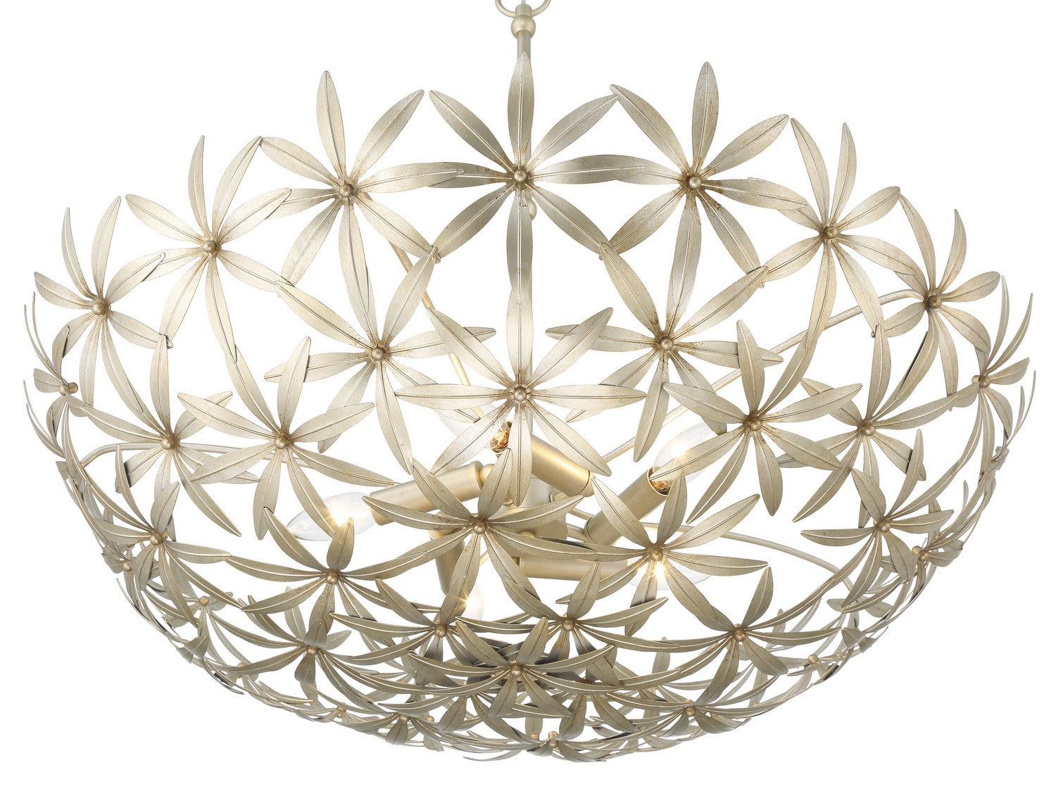 Minka-Lavery - 2148-735 - Five Light Pendant - Flower Child - Ambry Gold