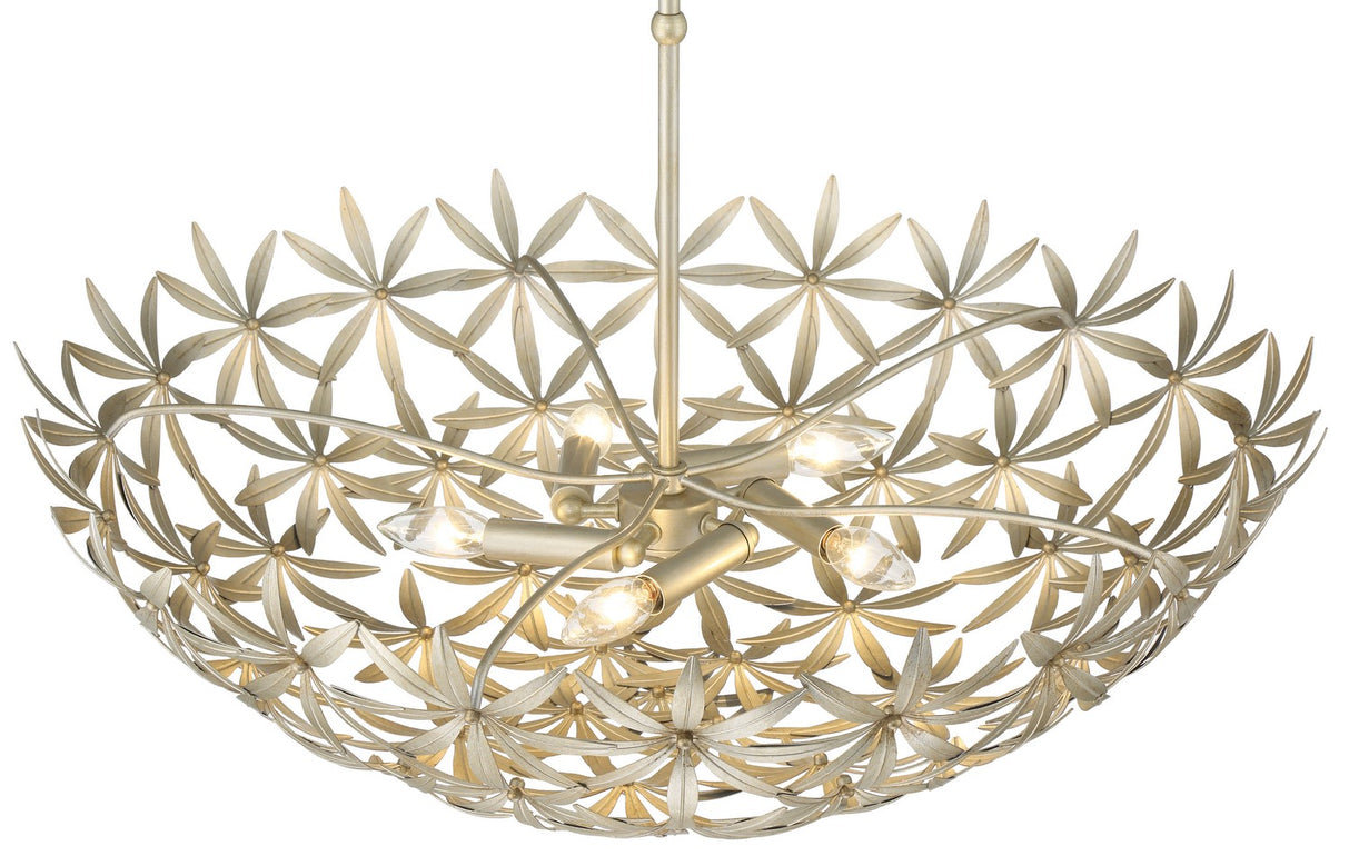 Minka-Lavery - 2148-735 - Five Light Pendant - Flower Child - Ambry Gold