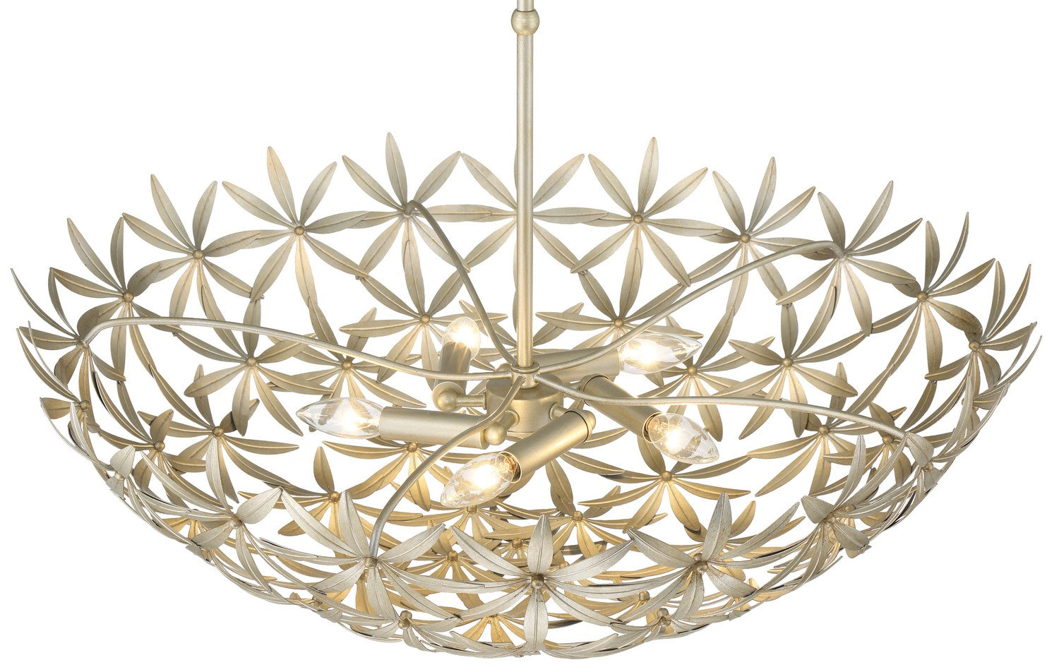 Minka-Lavery - 2148-735 - Five Light Pendant - Flower Child - Ambry Gold