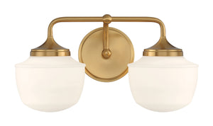 Minka-Lavery - 2572-575 - Two Light Bath Vanity - Cornwell - Aged Brass