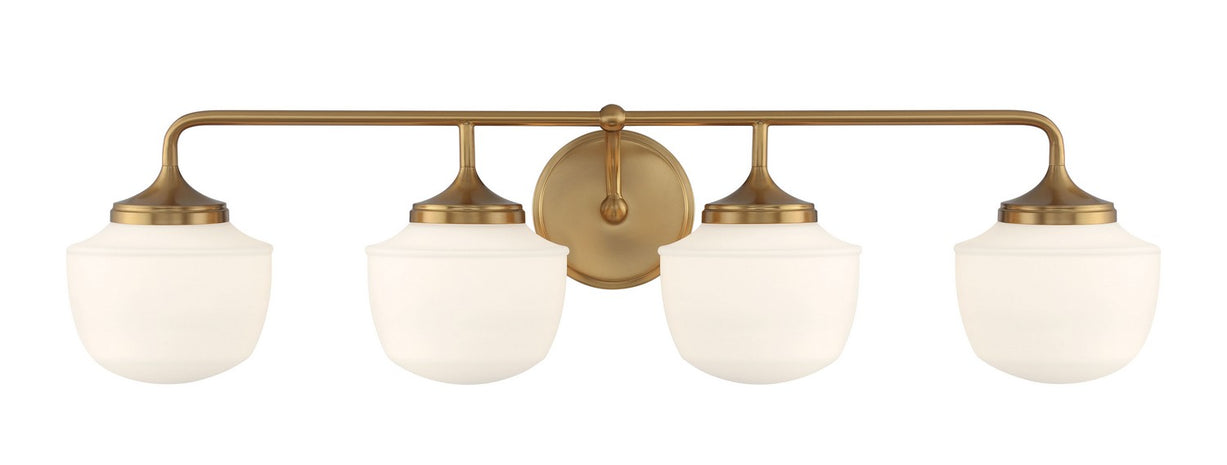 Minka-Lavery - 2574-575 - Four Light Bath Vanity - Cornwell - Aged Brass