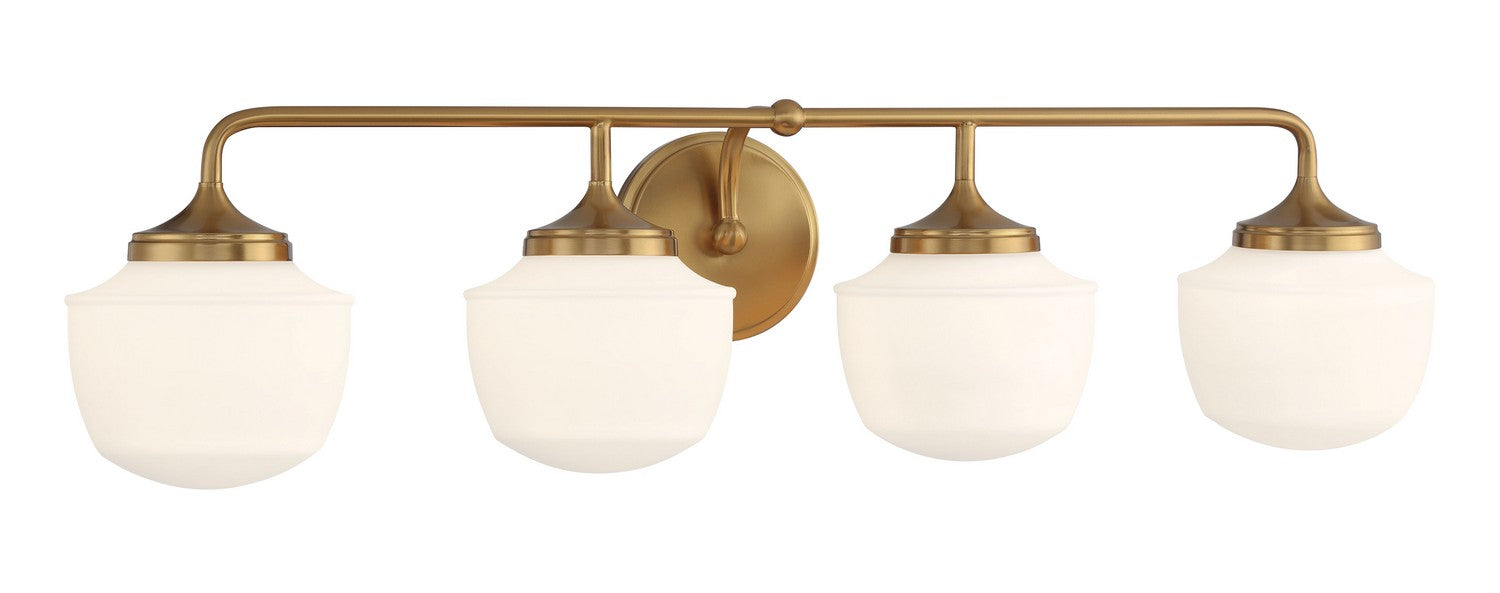 Minka-Lavery - 2574-575 - Four Light Bath Vanity - Cornwell - Aged Brass