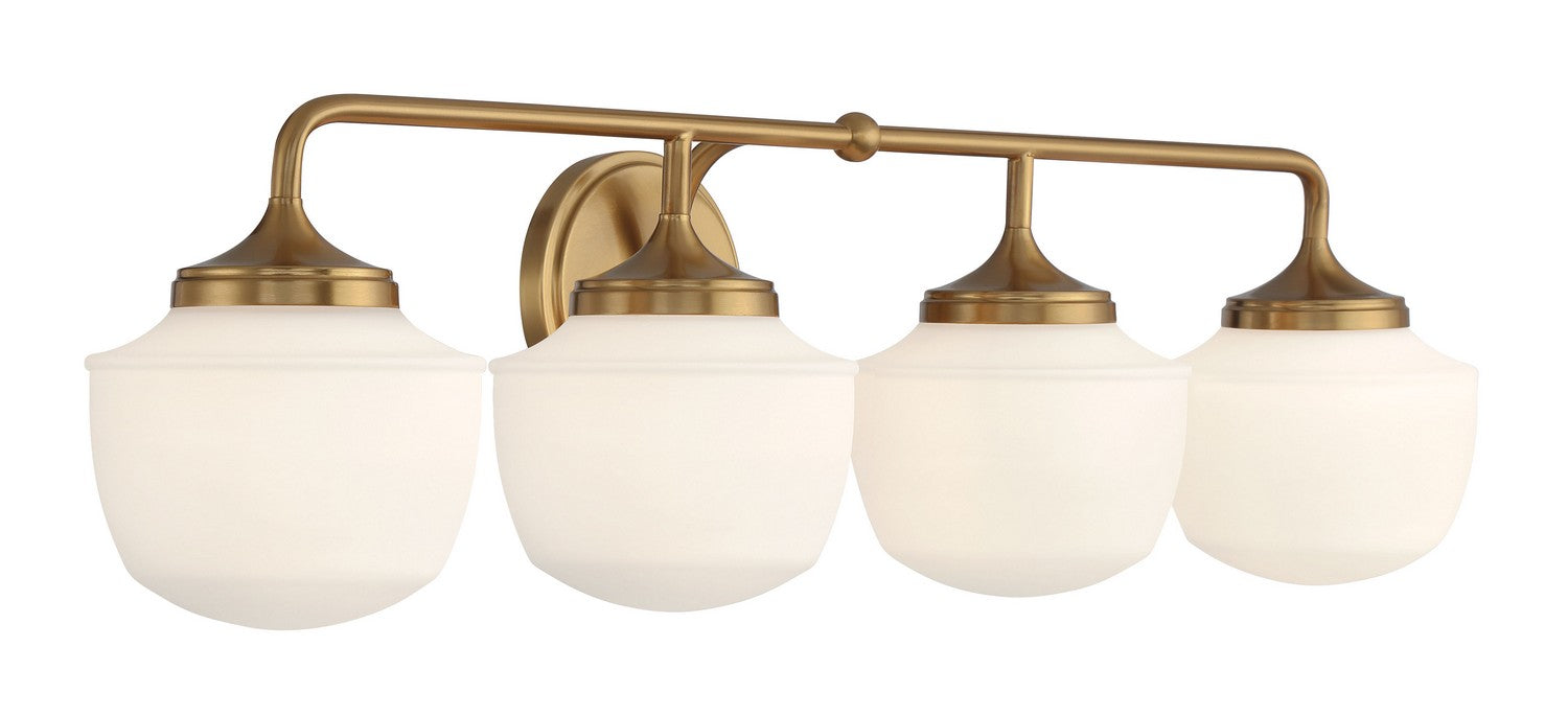 Minka-Lavery - 2574-575 - Four Light Bath Vanity - Cornwell - Aged Brass