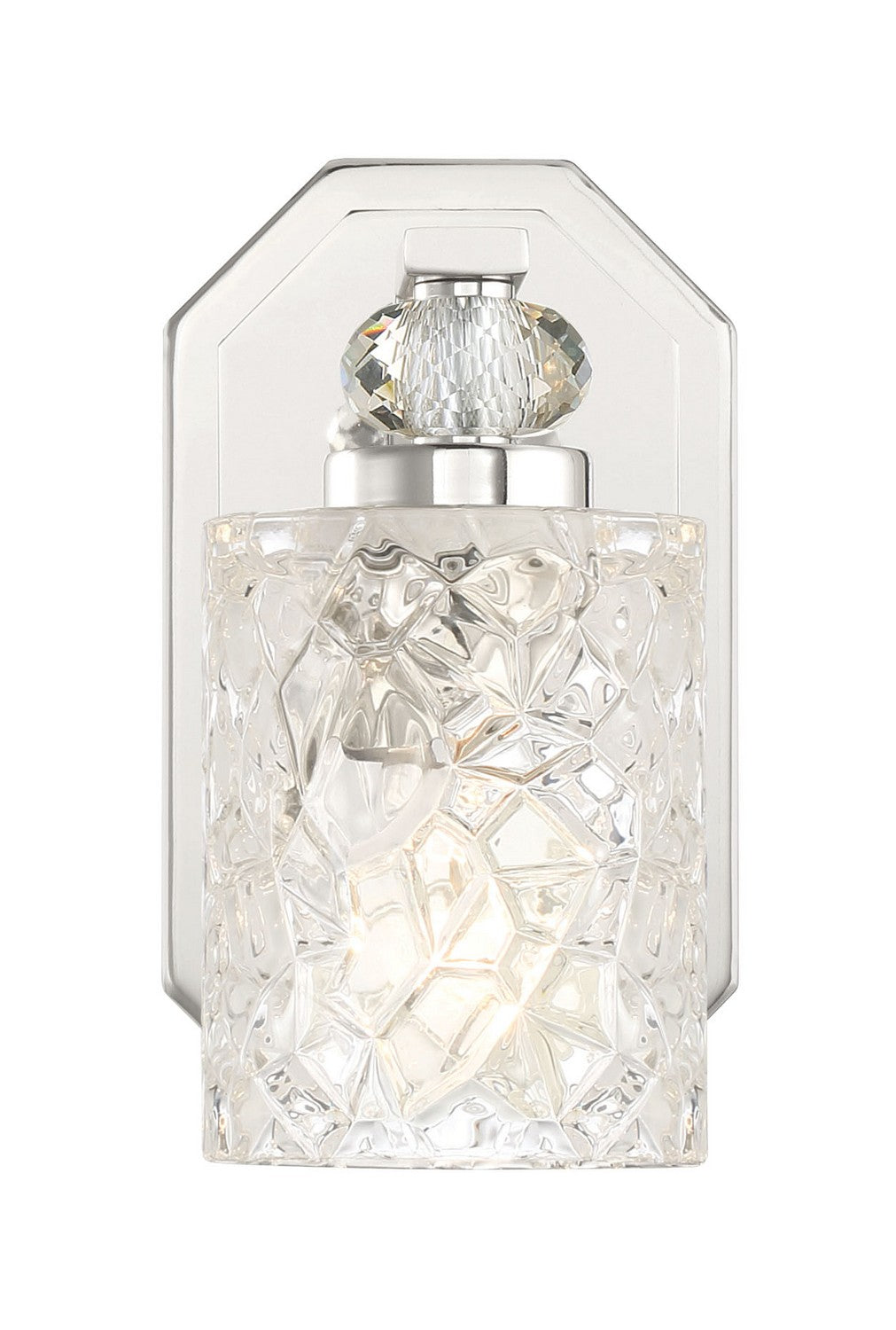 Minka-Lavery - 2611-77 - One Light Bath Vanity - Crystal Kay - Chrome