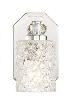 Minka-Lavery - 2611-77 - One Light Bath Vanity - Crystal Kay - Chrome