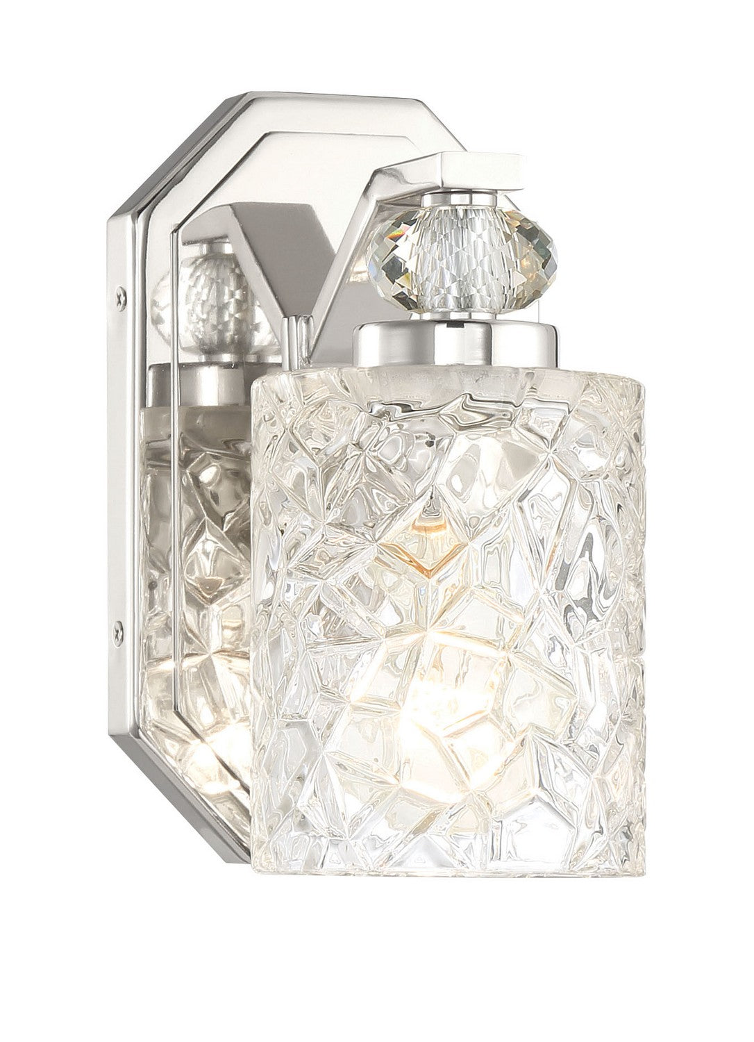 Minka-Lavery - 2611-77 - One Light Bath Vanity - Crystal Kay - Chrome