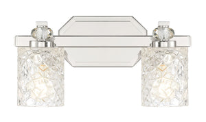 Minka-Lavery - 2612-77 - Two Light Bath Vanity - Crystal Kay - Chrome