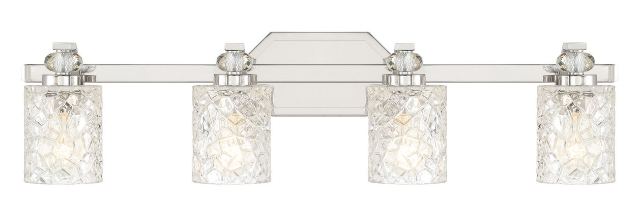Minka-Lavery - 2614-77 - Four Light Bath Vanity - Crystal Kay - Chrome
