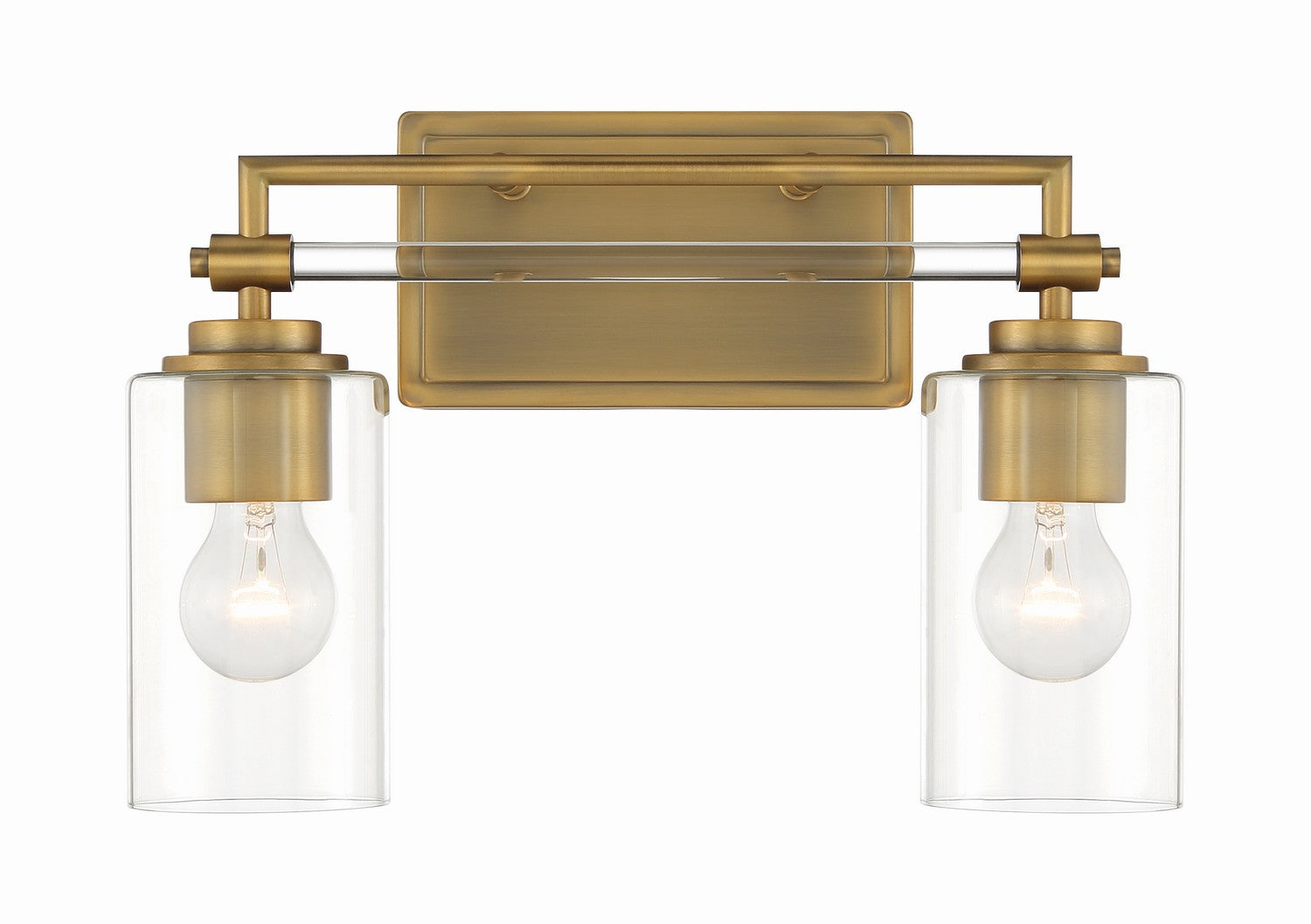 Minka-Lavery - 2642-575 - Two Light Bath Vanity - Binsly - Aged Brass