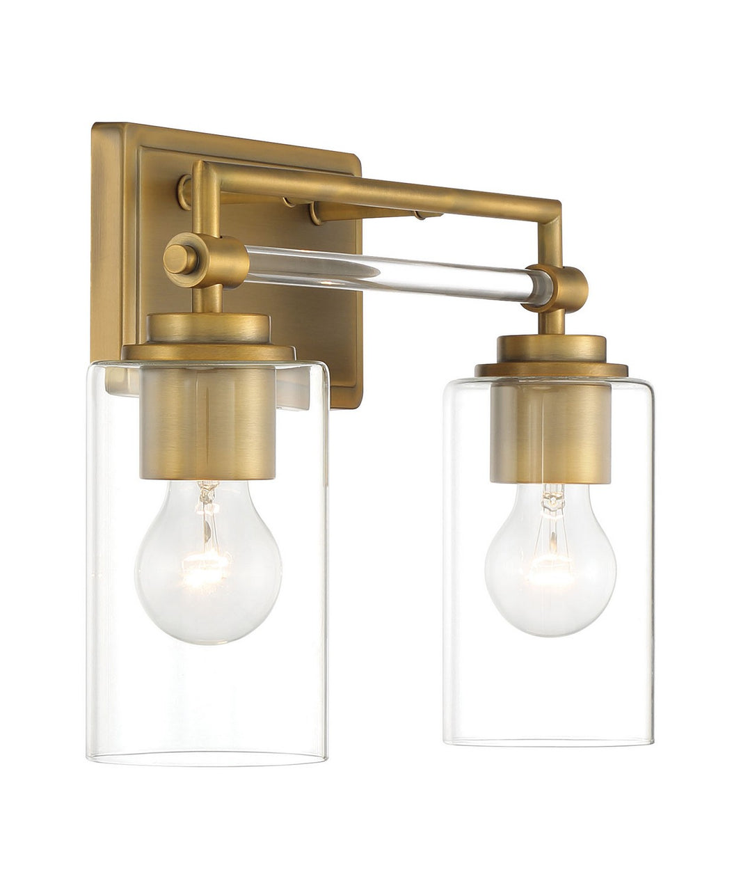 Minka-Lavery - 2642-575 - Two Light Bath Vanity - Binsly - Aged Brass