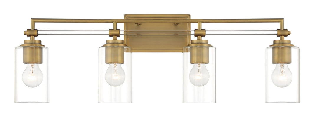 Minka-Lavery - 2644-575 - Four Light Bath Vanity - Binsly - Aged Brass