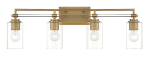 Minka-Lavery - 2644-575 - Four Light Bath Vanity - Binsly - Aged Brass