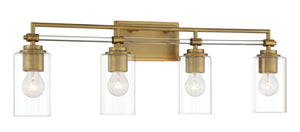 Minka-Lavery - 2644-575 - Four Light Bath Vanity - Binsly - Aged Brass