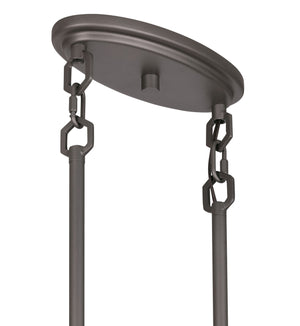 Minka-Lavery - 3588-795 - Five Light Island Pendant - Hexly - Bronze & Sultry Sliver