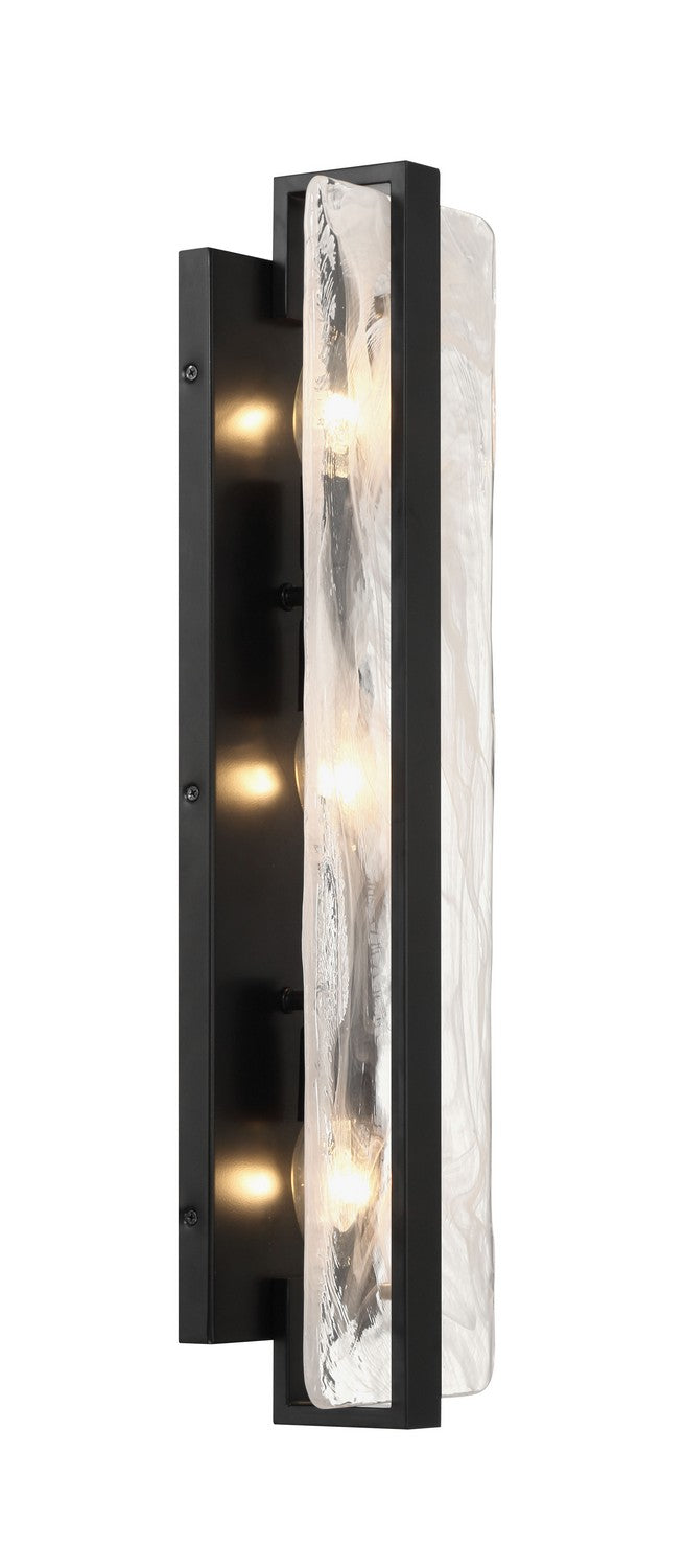 Minka-Lavery - 3615-66A - Three Light Wall Sconce - Cloud Break - Coal