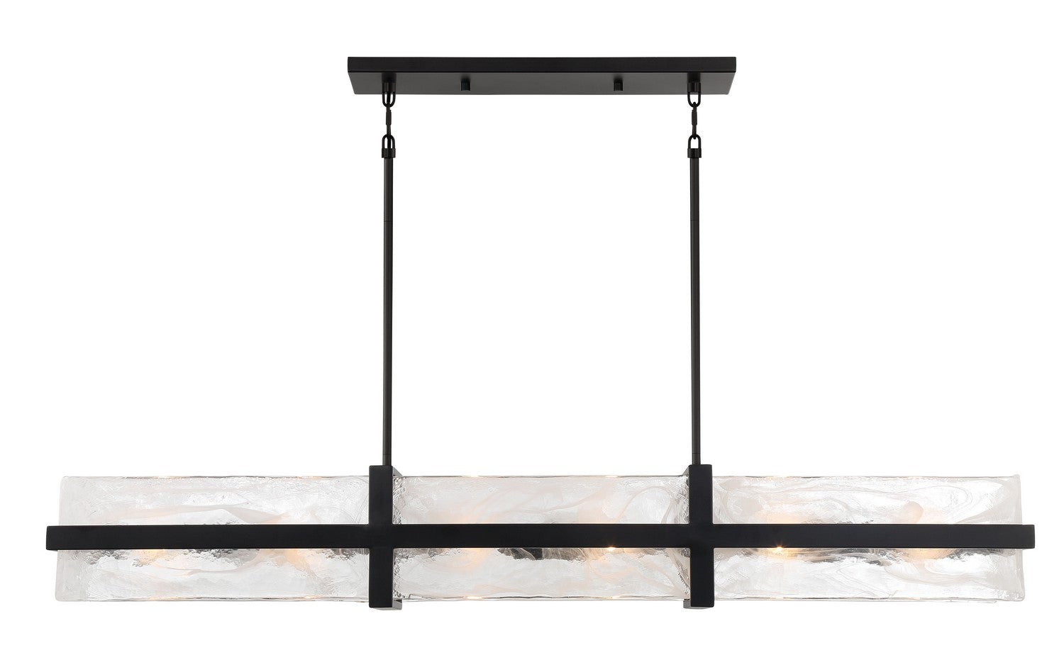 Minka-Lavery - 3617-66A - 12 Light Island Pendant - Cloud Break - Coal