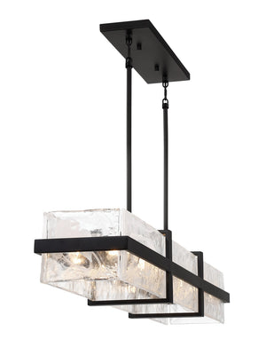 Minka-Lavery - 3617-66A - 12 Light Island Pendant - Cloud Break - Coal