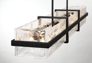 Minka-Lavery - 3617-66A - 12 Light Island Pendant - Cloud Break - Coal