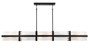 Minka-Lavery - 3618-66A - 12 Light Island Pendant - Cloud Break - Coal