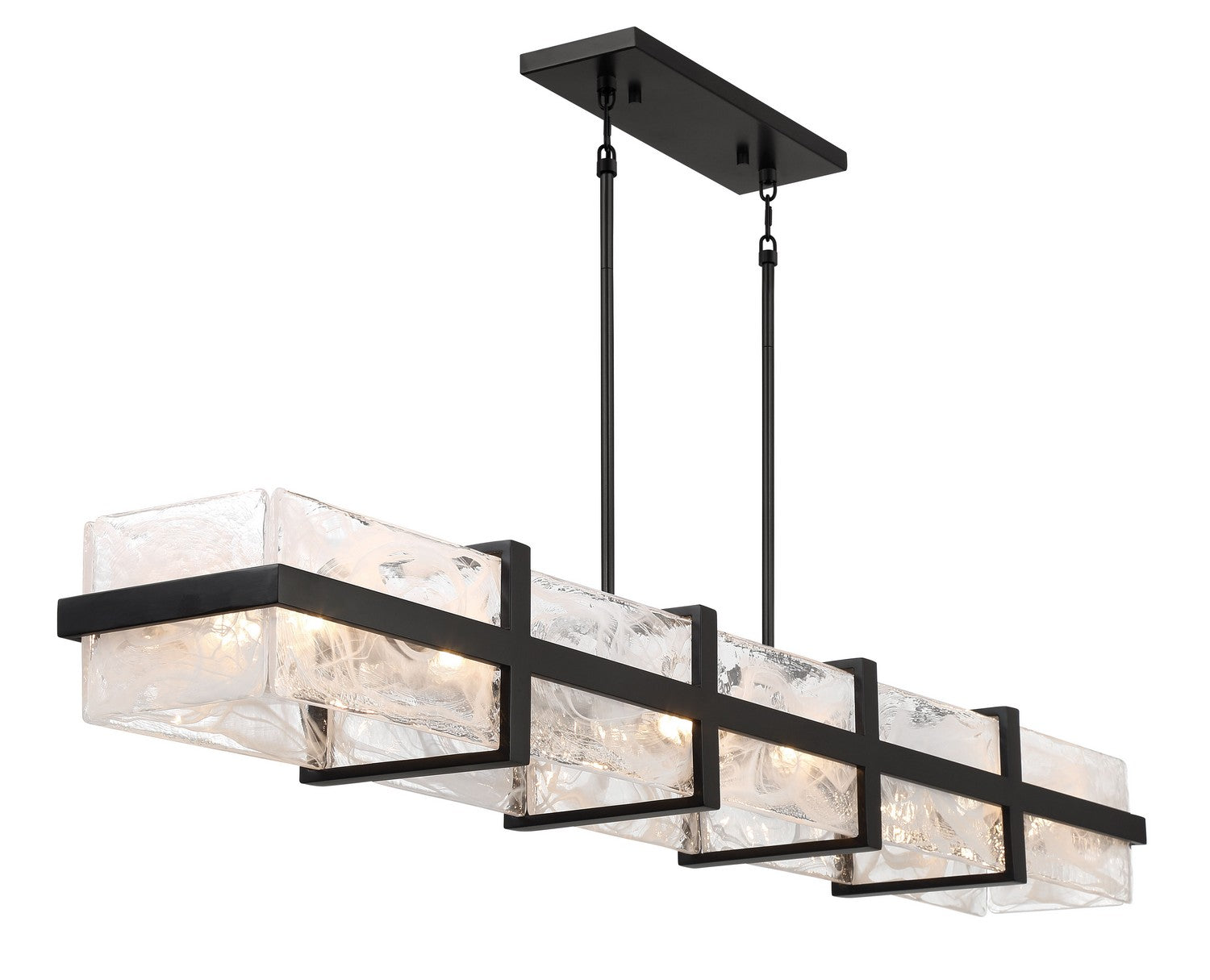 Minka-Lavery - 3618-66A - 12 Light Island Pendant - Cloud Break - Coal