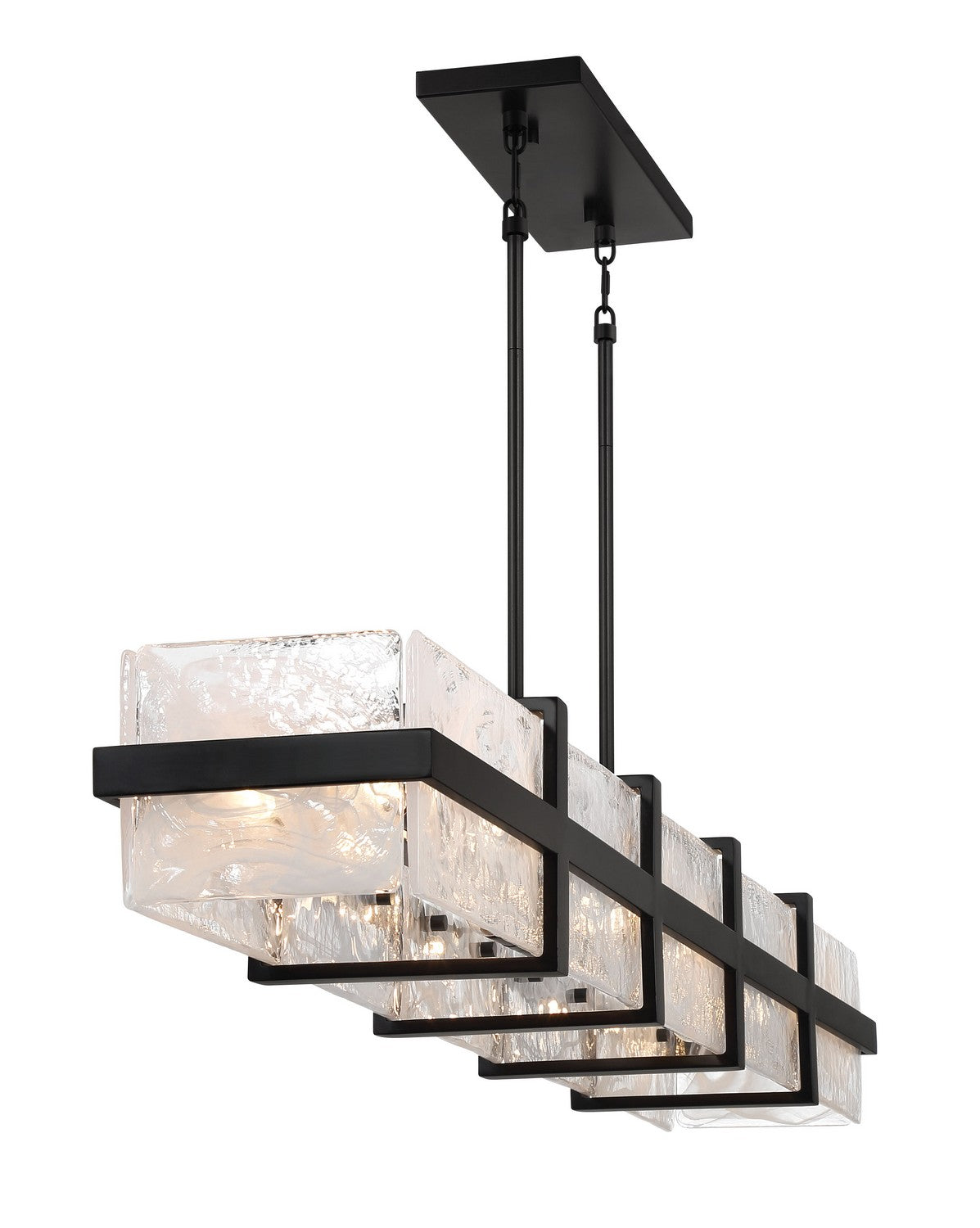 Minka-Lavery - 3618-66A - 12 Light Island Pendant - Cloud Break - Coal