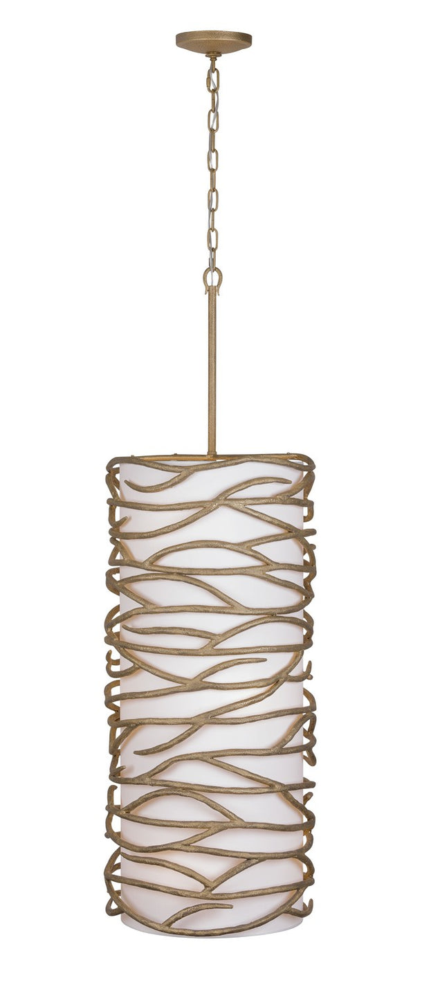 Minka-Lavery - 3716-788 - Nine Light Foyer Pendant - Branch Reality - Ashen Gold