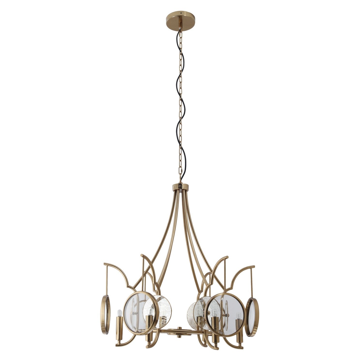 Minka-Lavery - 3816-863 - Six Light Chandelier - Into Focus - Artisan Brass