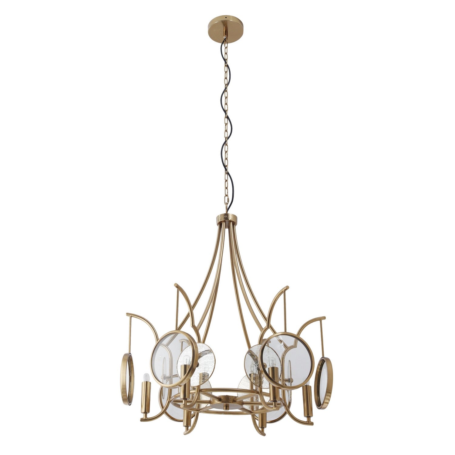 Minka-Lavery - 3816-863 - Six Light Chandelier - Into Focus - Artisan Brass