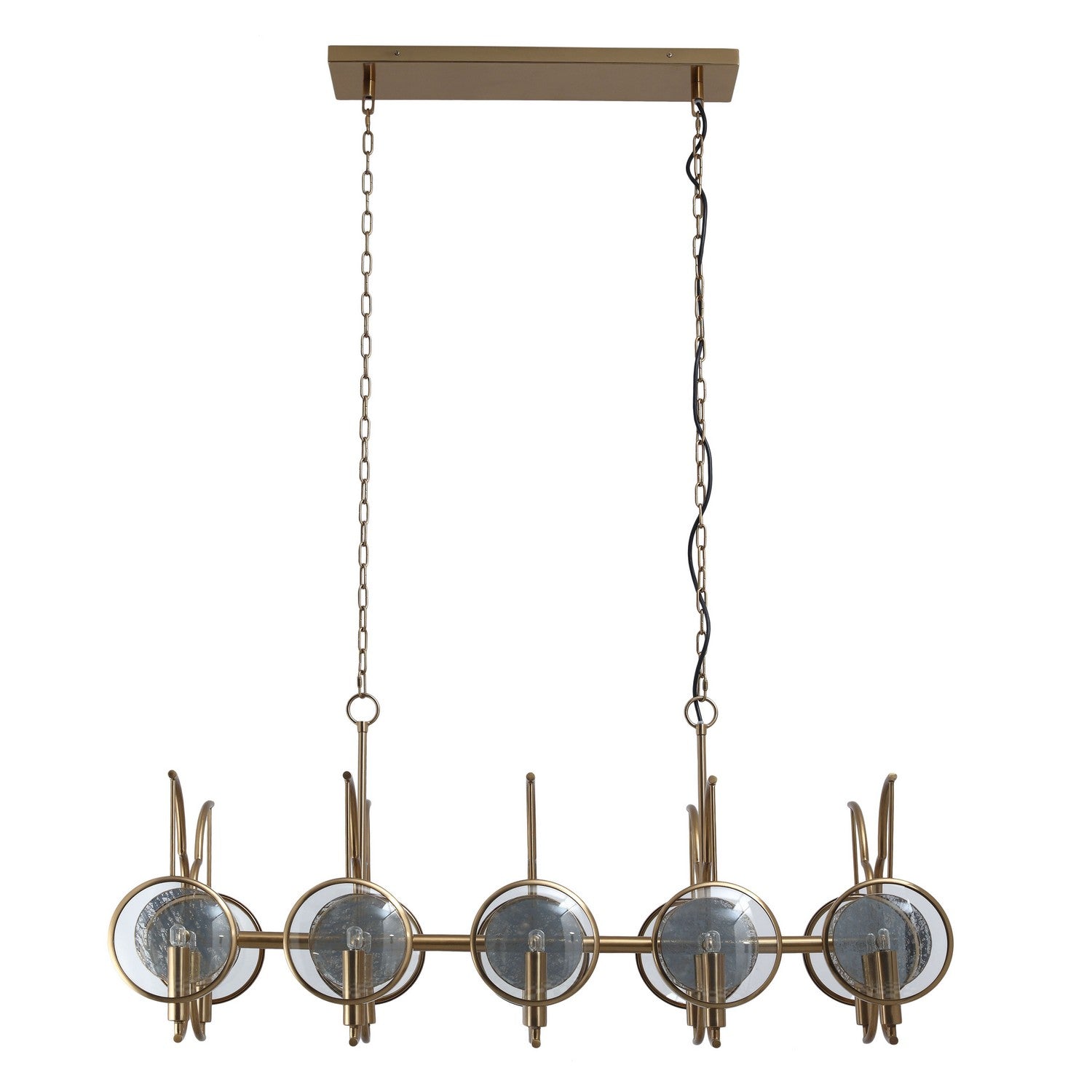 Minka-Lavery - 3817-863 - Ten Light Island Pendant - Into Focus - Artisan Brass