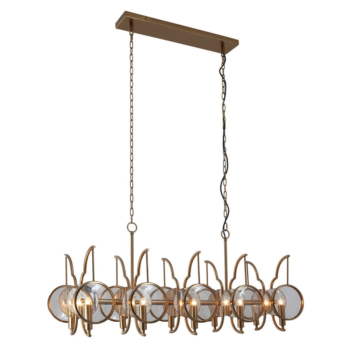 Minka-Lavery - 3817-863 - Ten Light Island Pendant - Into Focus - Artisan Brass