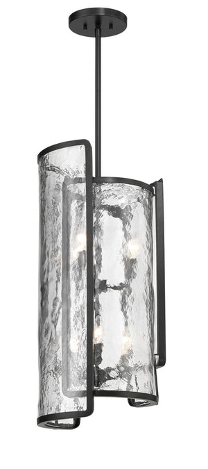 Minka-Lavery - 5266-66A - Six Light Foyer Pendant - Bella Collina - Coal