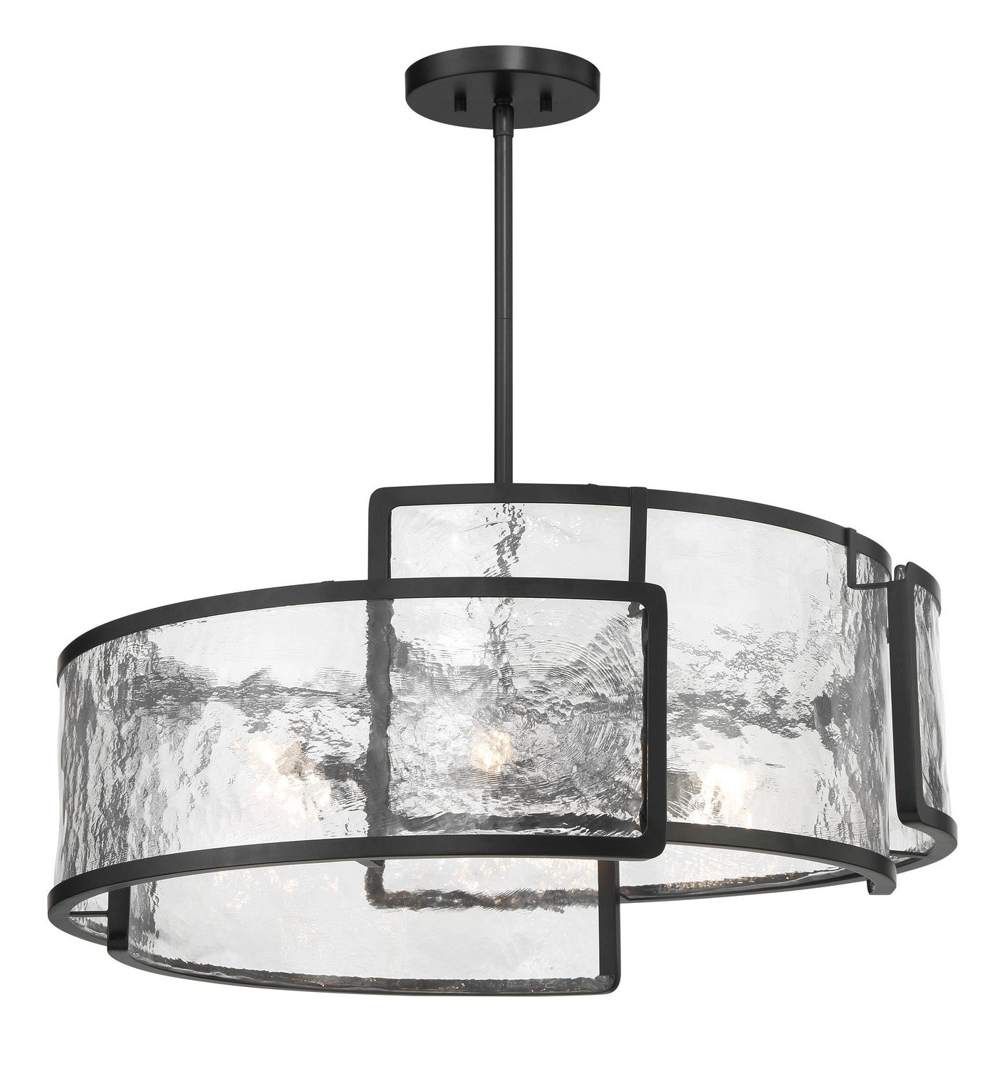 Minka-Lavery - 5267-66A - Six Light Pendant - Bella Collina - Coal