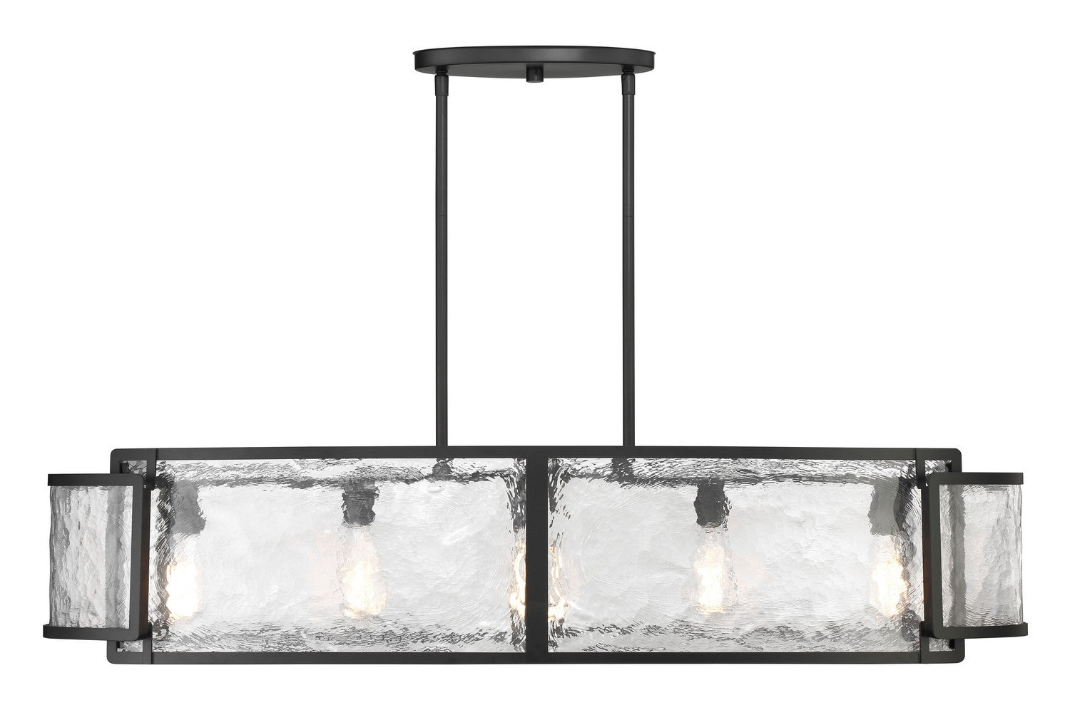Minka-Lavery - 5268-66A - Five Light Island Pendant - Bella Collina - Coal