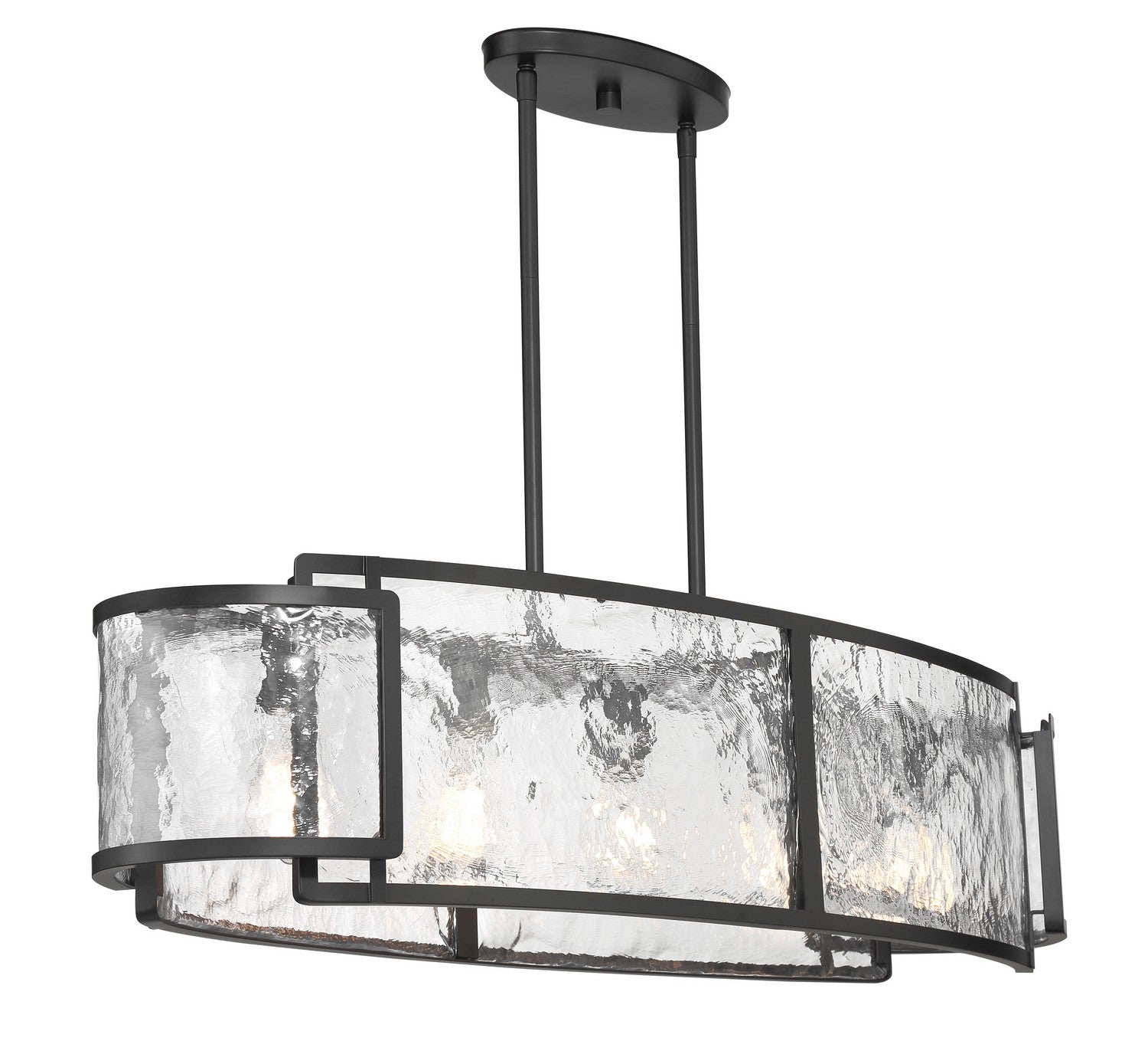 Minka-Lavery - 5268-66A - Five Light Island Pendant - Bella Collina - Coal