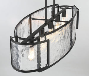 Minka-Lavery - 5268-66A - Five Light Island Pendant - Bella Collina - Coal