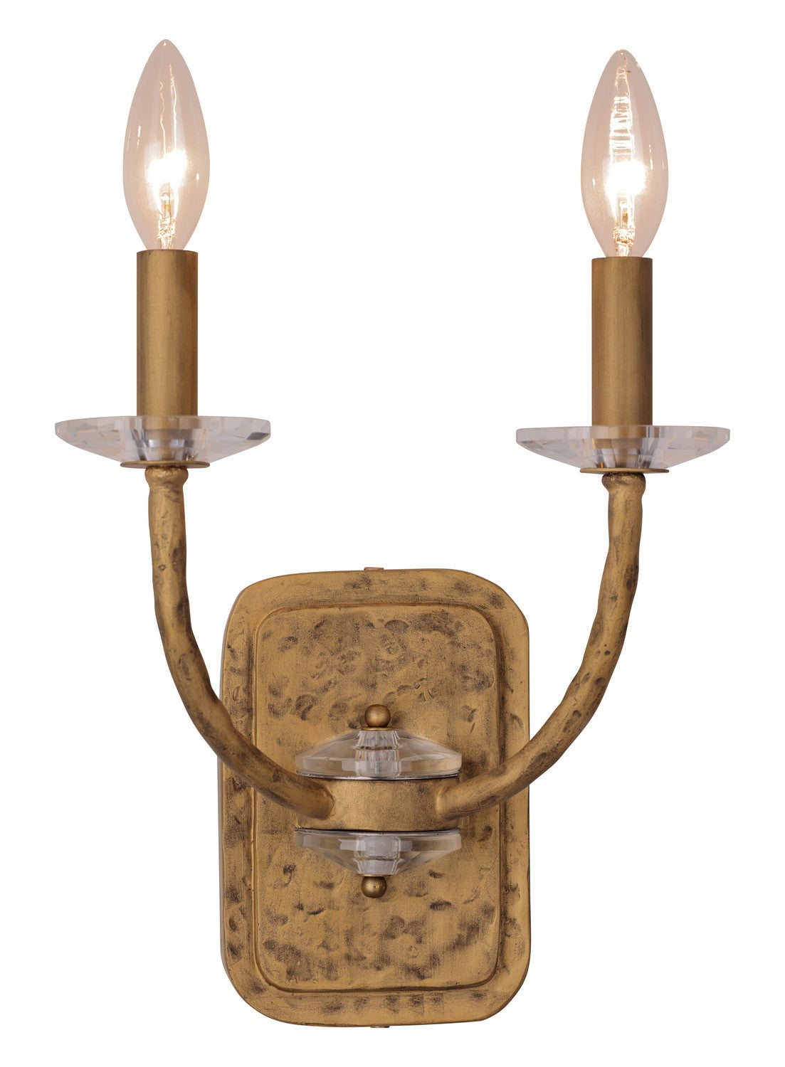 Minka-Lavery - 5282-788 - Two Light Wall Sconce - Atella - Ashen Gold