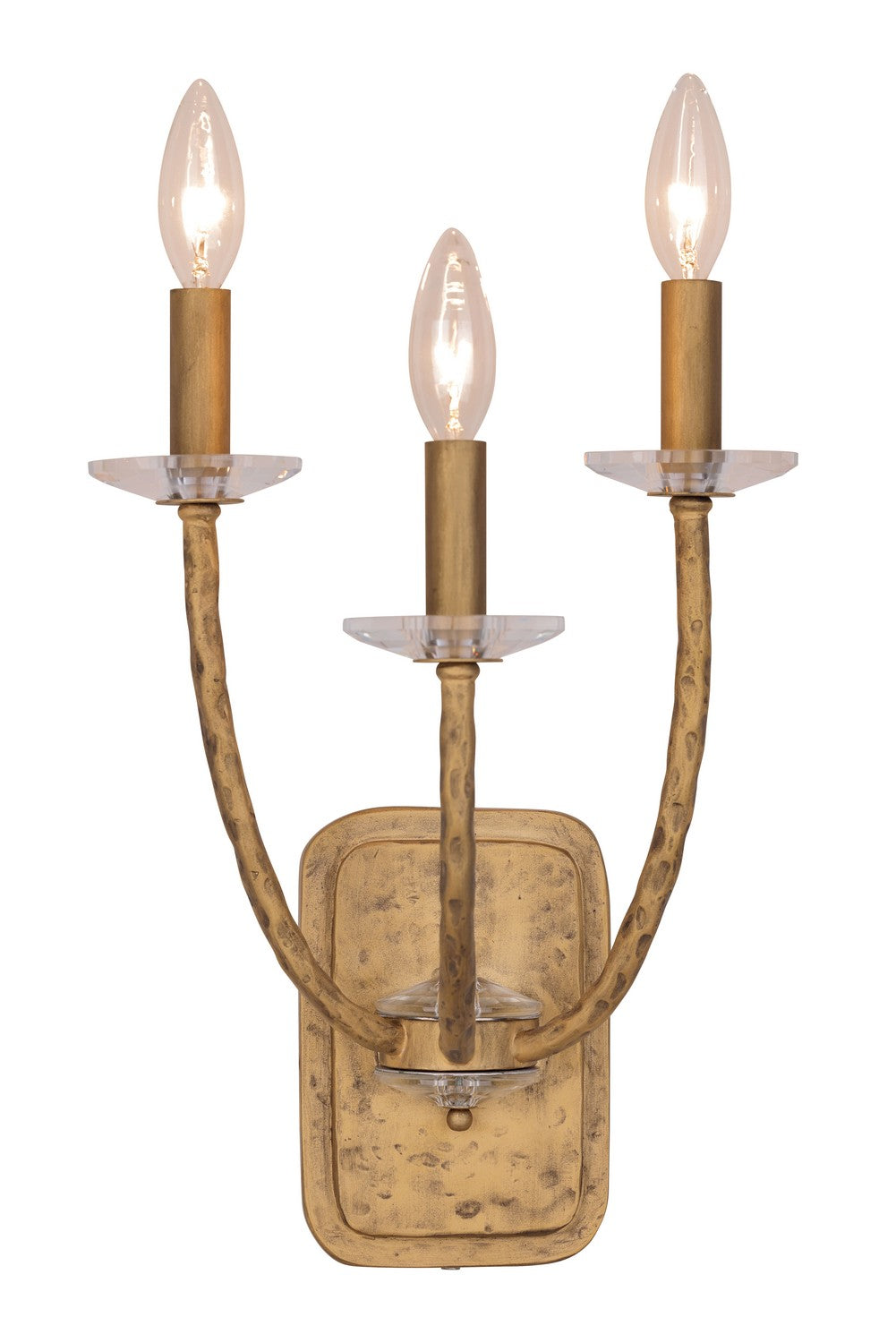 Minka-Lavery - 5283-788 - Three Light Wall Sconce - Atella - Ashen Gold