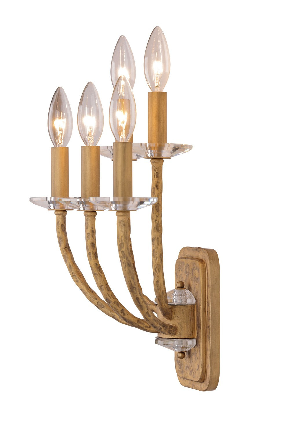 Minka-Lavery - 5285-788 - Five Light Wall Sconce - Atella - Ashen Gold