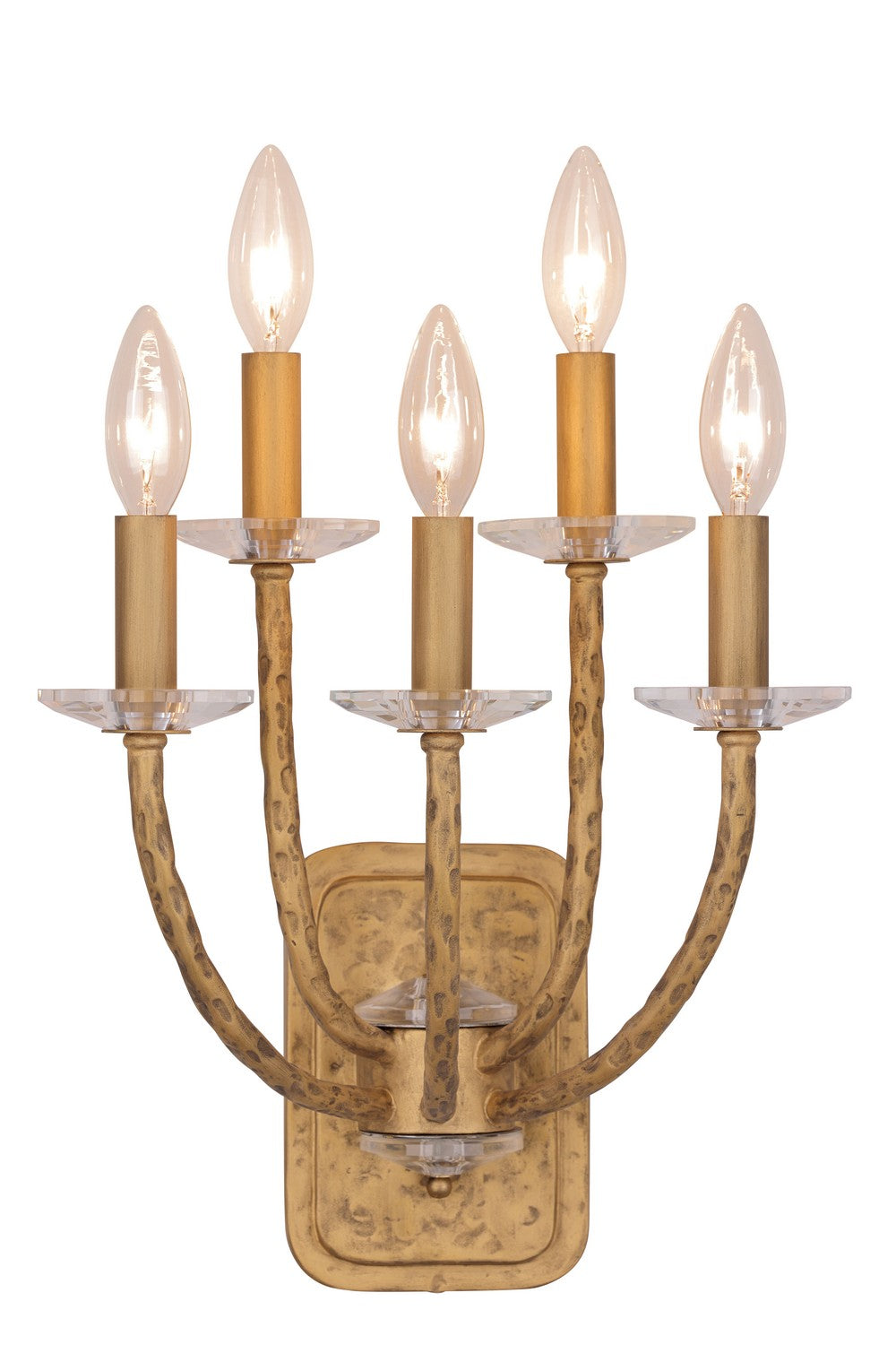 Minka-Lavery - 5285-788 - Five Light Wall Sconce - Atella - Ashen Gold