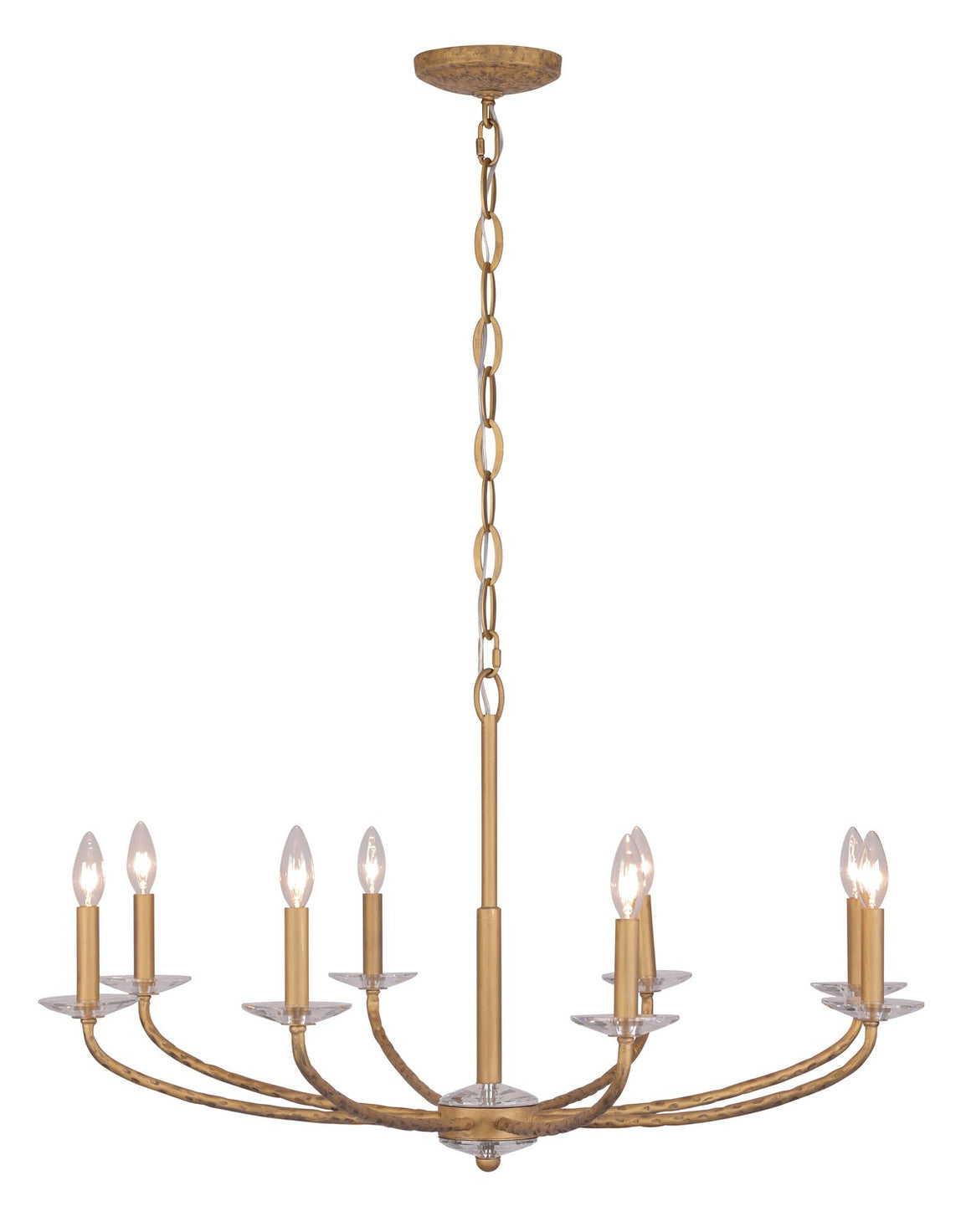 Minka-Lavery - 5287-788 - Eight Light Chandelier - Atella - Ashen Gold