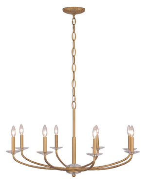 Minka-Lavery - 5287-788 - Eight Light Chandelier - Atella - Ashen Gold