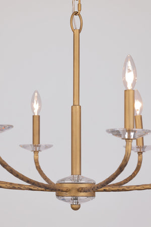 Minka-Lavery - 5287-788 - Eight Light Chandelier - Atella - Ashen Gold