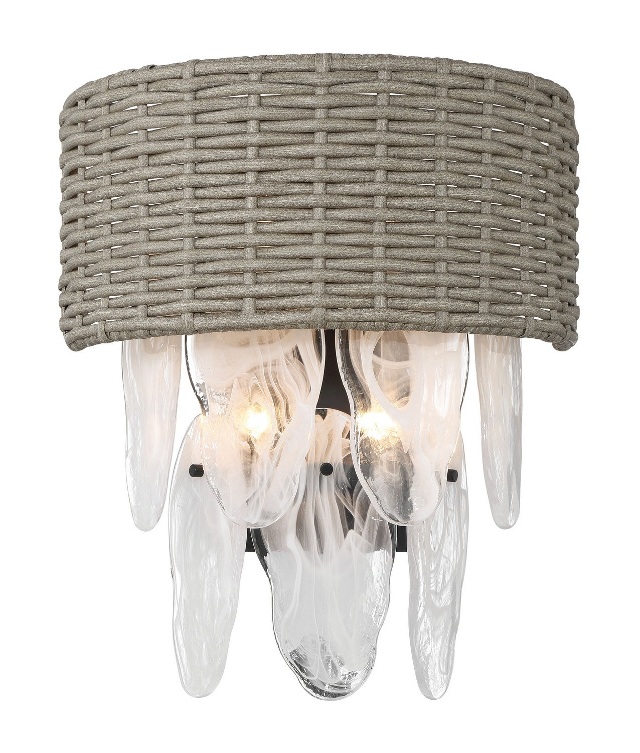 Minka-Lavery - 5295-66A - Four Light Wall Sconce - Breakers Isle - Coal Black
