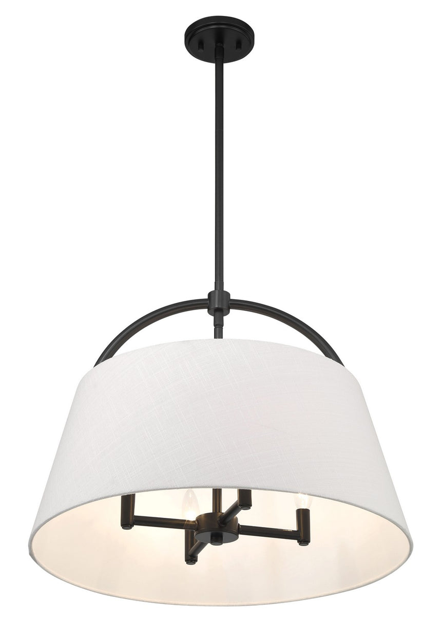 Minka-Lavery - 5396-66A - Four Light Island Pendant - Headington - Coal